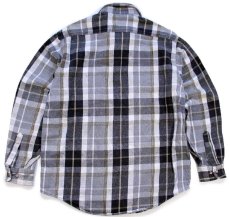 画像2: 90s carharttカーハート チェック コットン フランネルシャツ (2)