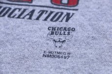 画像4: 90s USA製 Leeリー NBA CHICAGO BULLS シカゴ ブルズ スウェット 杢グレー ボーイズL (4)