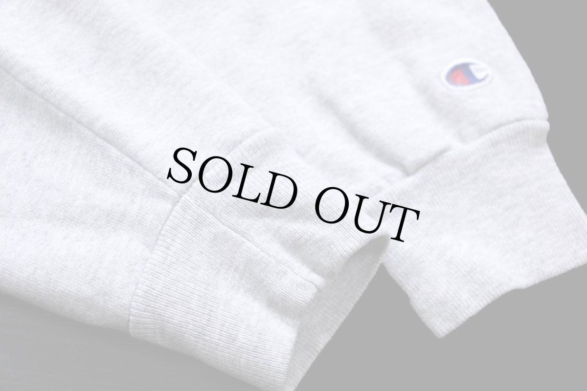 画像6: 90s USA製 Championチャンピオン VIRGINIA TECH アップリケ 前V スウェット 杢グレー XL (6)