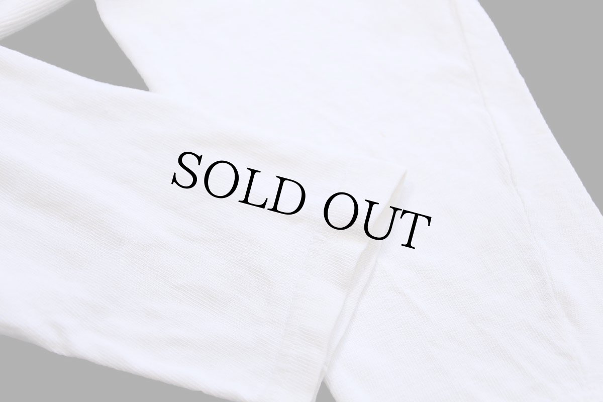 画像7: 60s USA製 Wilson 68 ナンバリング コットン×ナイロン フットボールTシャツ 生成り L (7)