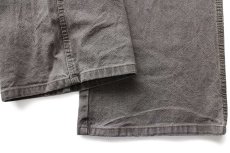 画像7: Dickiesディッキーズ ストレッチ ダック地 ペインターパンツ グリーングレー フェード W38 L32 (7)