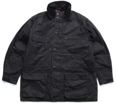 画像1: 90s EddieBauerエディーバウアー タータンチェック ウールライナー マウンテンジャケット 黒 L (1)