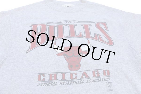 90s USA製 Leeリー NBA CHICAGO BULLS シカゴ ブルズ スウェット 杢