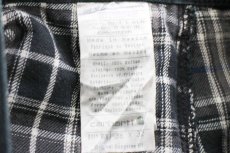 画像6: メキシコ製 carharttカーハート ペンキ飛び チェック ネルライナー ダック地 ペインターパンツ 黒 フェード W36 L32 (6)