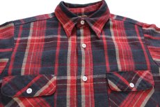 画像3: 70s BIG YANKビッグヤンク チェック コットン フランネルシャツ (3)