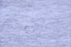 画像7: 90s USA製 NORTH CAROLINA モックネック コットン 長袖Tシャツ 杢ライトグレー L (7)