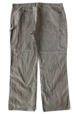 画像3: Dickiesディッキーズ ストレッチ ダック地 ペインターパンツ グリーングレー W42 L32 (3)