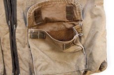 画像7: 90s USA製 carharttカーハート ダック地×コーデュロイ ハンティングベスト 茶 2XL★特大 (7)