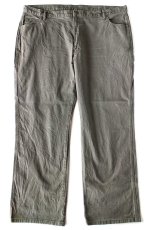 画像2: Dickiesディッキーズ ストレッチ ダック地 ペインターパンツ グリーングレー W42 L32 (2)