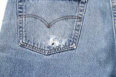 画像7: 00s メキシコ製 Levi'sリーバイス 501 ダメージ デニムパンツ W42★SDP4361 (7)