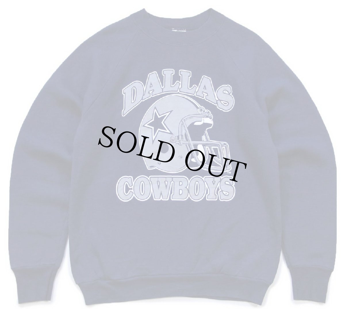 画像1: 80s USA製 NFL DALLAS COWBOYS アメフト ビッグロゴ スウェット 紺 M (1)