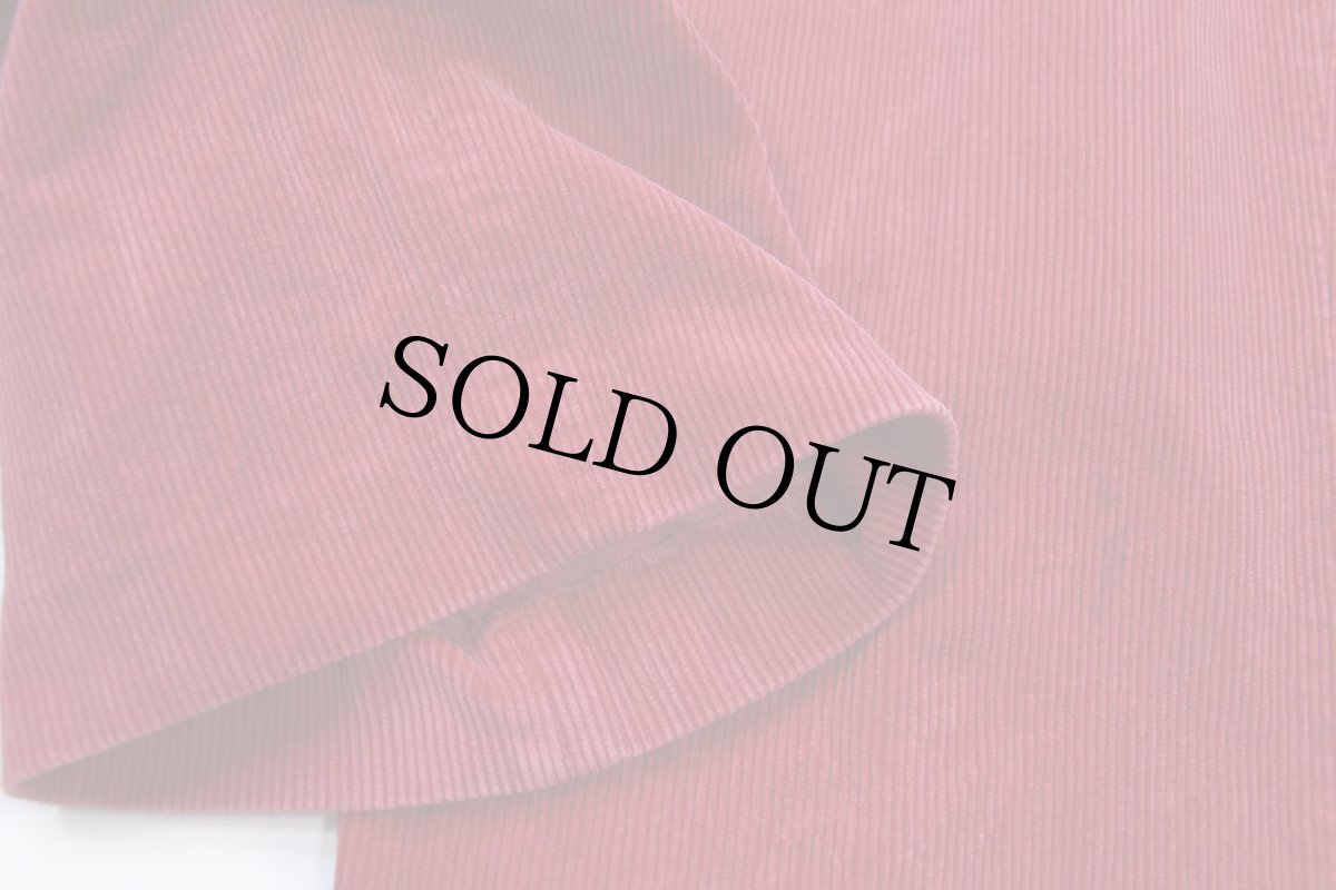 画像8: 00s ポロ ラルフローレン コットン 太畝 コーデュロイパンツ 薄赤 W36★スラックス (8)