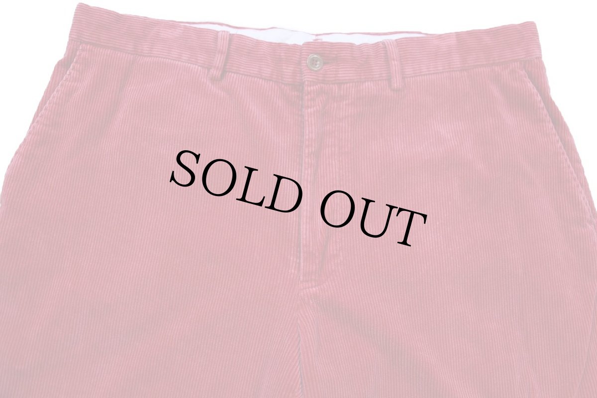 画像4: 00s ポロ ラルフローレン コットン 太畝 コーデュロイパンツ 薄赤 W36★スラックス (4)