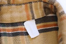画像6: 70s UNKNOWN チェック コットン フランネルシャツ (6)