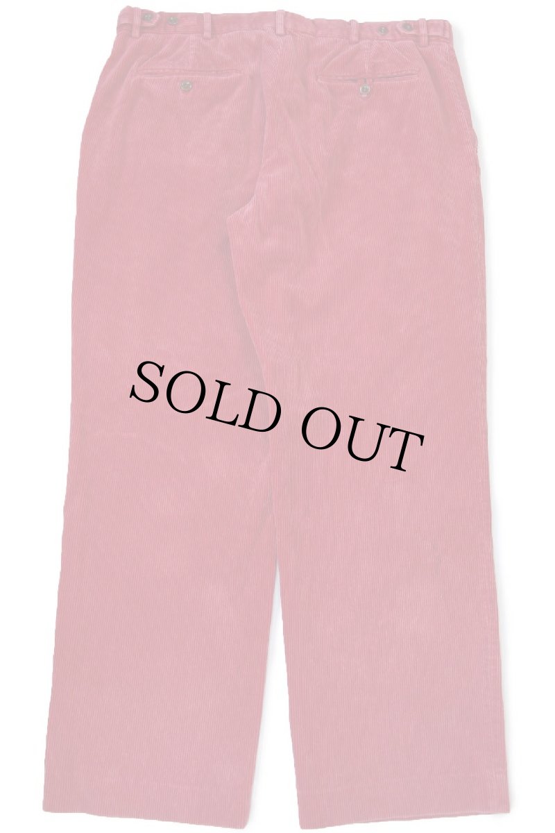 画像3: 00s ポロ ラルフローレン コットン 太畝 コーデュロイパンツ 薄赤 W36★スラックス (3)