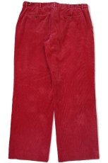 画像3: 00s ポロ ラルフローレン コットン 太畝 コーデュロイパンツ 薄赤 W36★スラックス (3)