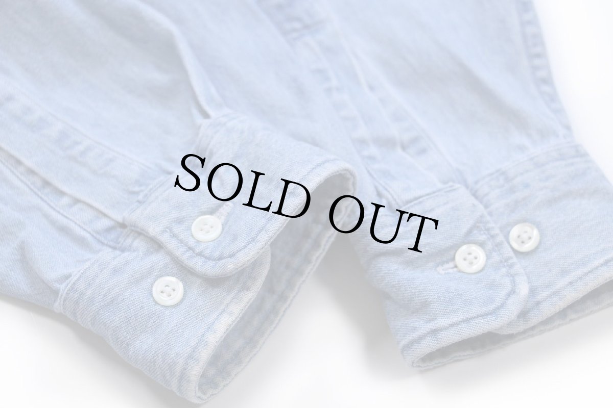 画像6: 90s カナダ製 GAPギャップ ボタンダウン デニムシャツ M (6)