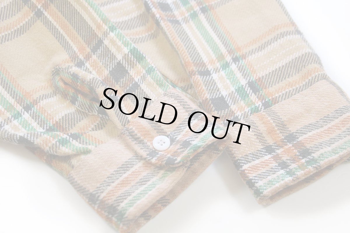 画像4: 70s UNKNOWN チェック コットン フランネルシャツ (4)