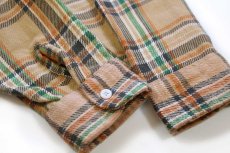 画像4: 70s UNKNOWN チェック コットン フランネルシャツ (4)