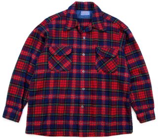 70s TOWNCRAFT オンブレチェック ウールシャツ L - Sixpacjoe Web Shop