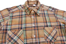 画像3: 70s UNKNOWN チェック コットン フランネルシャツ (3)
