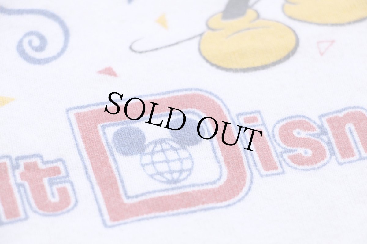 画像4: 80s USA製 Disney ディズニー 15YEARS Walt Disney World ミッキー マウス スウェット 白 L (4)