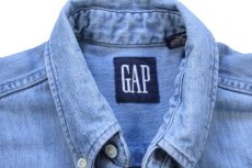 画像5: 90s カナダ製 GAPギャップ ボタンダウン デニムシャツ M (5)