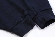 画像6: 90s USA製 Disney ディズニー ミッキー マウス M チェック アップリケ スウェット 黒 XL (6)