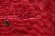 画像7: 00s ポロ ラルフローレン コットン 太畝 コーデュロイパンツ 薄赤 W36★スラックス (7)
