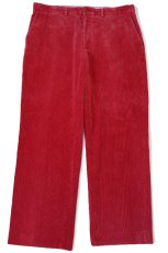 画像2: 00s ポロ ラルフローレン コットン 太畝 コーデュロイパンツ 薄赤 W36★スラックス (2)