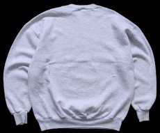 画像2: 90s USA製 RUSSELLラッセル NFL SAN FRANCISCO 49ERS ペンキ飛び 前V スウェット 杢ライトグレー XL (2)