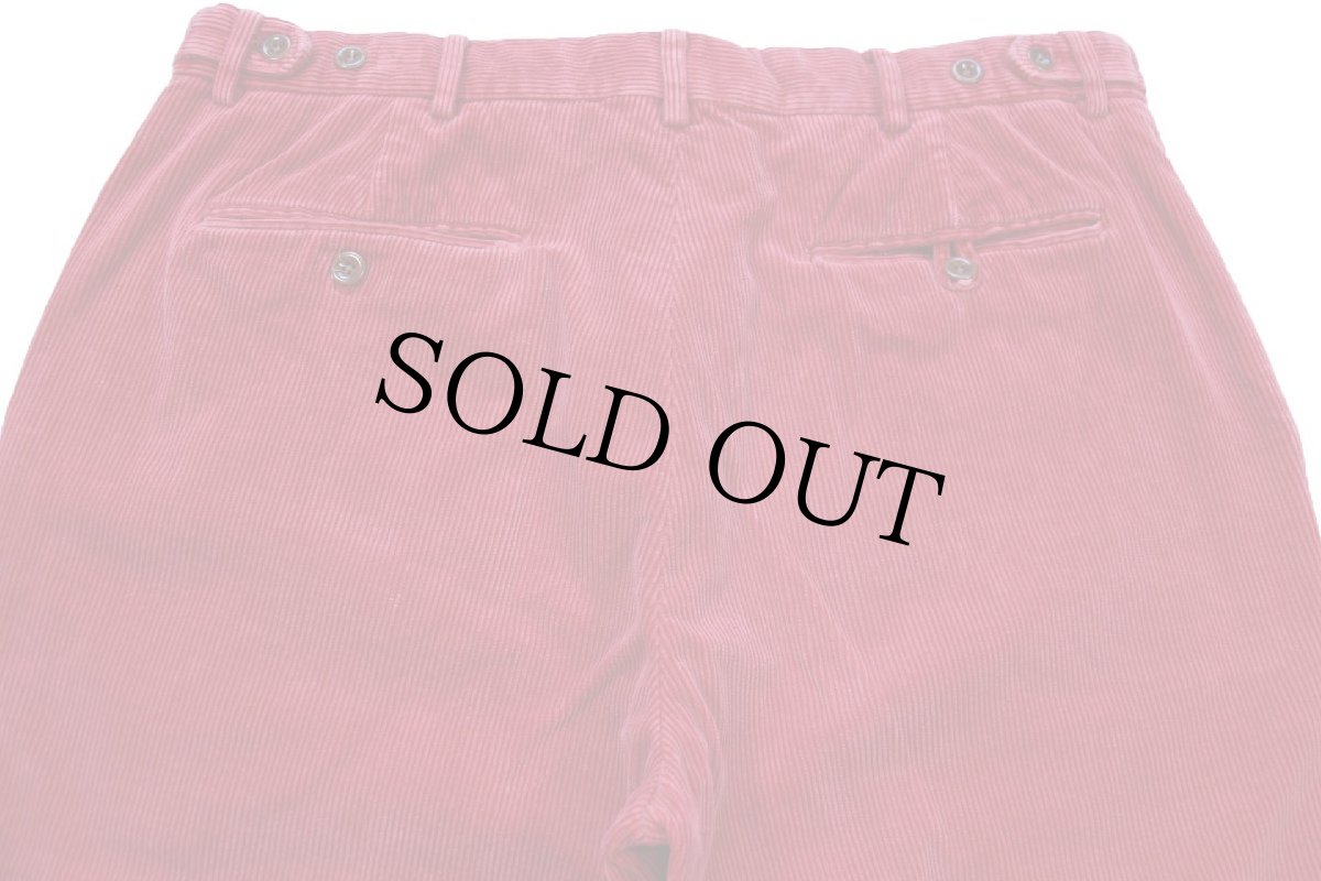 画像5: 00s ポロ ラルフローレン コットン 太畝 コーデュロイパンツ 薄赤 W36★スラックス (5)