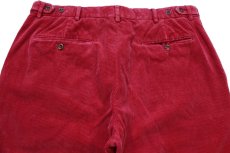 画像5: 00s ポロ ラルフローレン コットン 太畝 コーデュロイパンツ 薄赤 W36★スラックス (5)