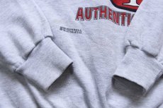 画像7: 90s USA製 RUSSELLラッセル NFL SAN FRANCISCO 49ERS ペンキ飛び 前V スウェット 杢ライトグレー XL (7)