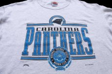 画像3: 90s USA製 NFL CAROLINA PANTHERS スウェット 杢ライトグレー XXL★特大 (3)