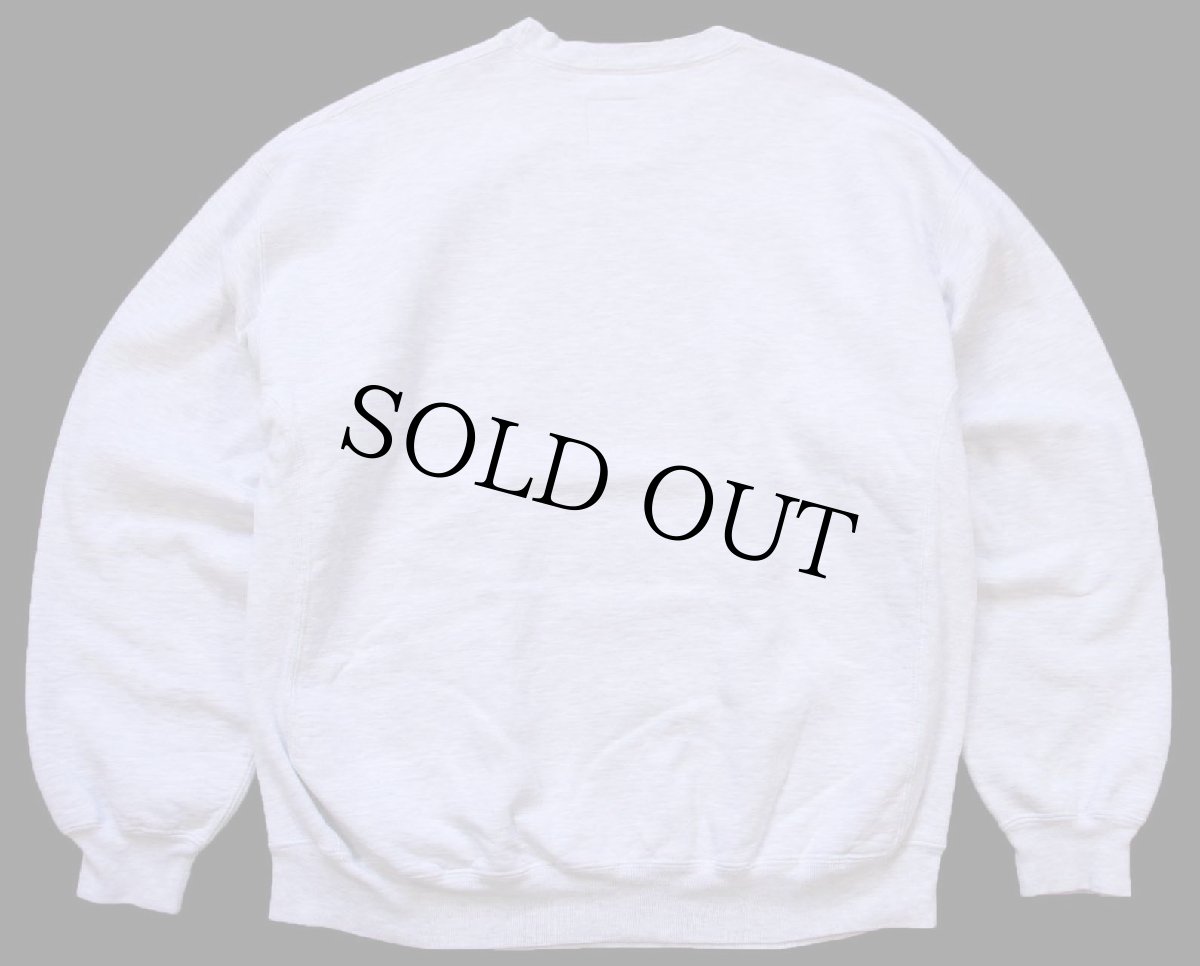 画像2: 90s USA製 RUSSELLラッセル MISSOURI VALLEY 96-34 WRESTLING 三段中抜き 前V スウェット 杢ライトグレー XL (2)