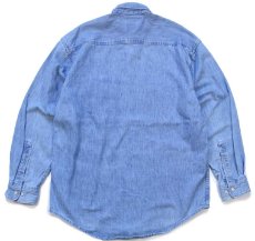 画像2: 90s カナダ製 GAPギャップ ボタンダウン デニムシャツ M (2)