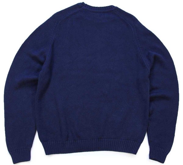 90s USA製 Lands’ End コットンニットL インディゴヴィンテージ 90s USA製 Lands' End コットンニットL インディゴヴィンテージ 90s