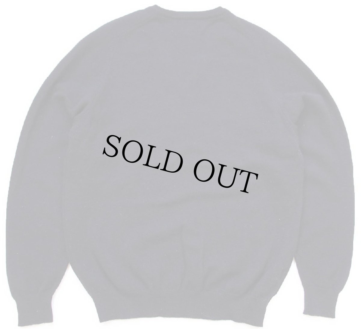 画像2: 90s 英国製 BROOKS BROTHERSブルックスブラザーズ 無地 Vネック サドルショルダー ラムウールニット セーター 黒 M (2)