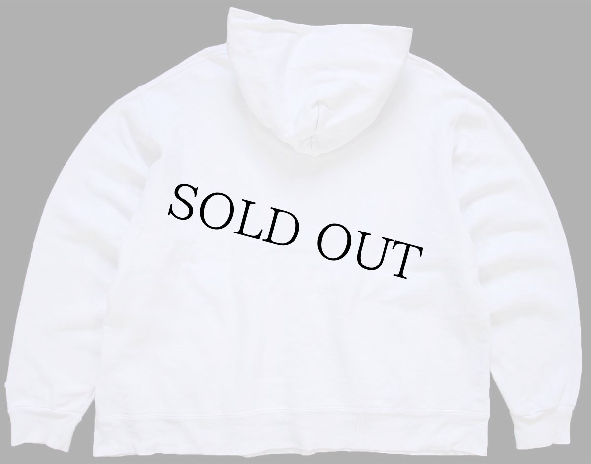 画像2: 90s USA製 Championチャンピオン 無地 前V スウェットパーカー 白 XL★フーディー ブランク (2)