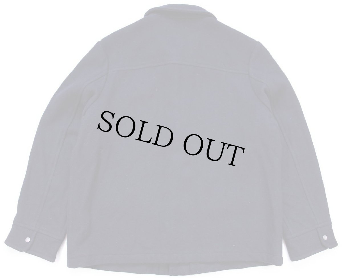 画像2: L.L.Bean×Bellandi 無地 メルトン ウールジャケット 濃紺 XL-R (2)