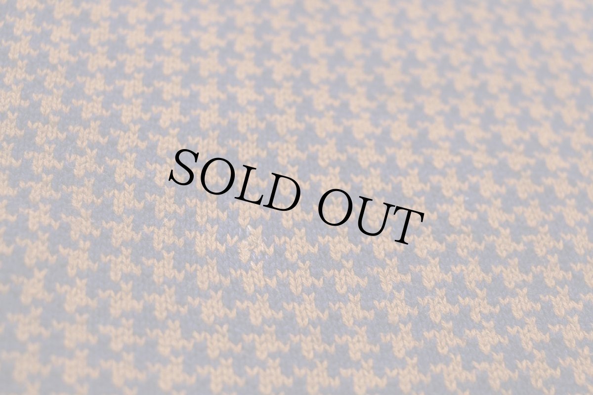 画像6: 90s USA製 J.CREW 千鳥格子 コットンニット セーター L (6)