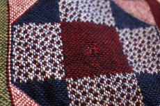 画像8: 90s USA製 Sugar Street Weavers キルト柄 コットンラグ スウェット (8)