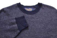 画像3: 90s USA製 BROOKS BROTHERSブルックスブラザーズ グレンチェック メリノウールニット セーター L (3)