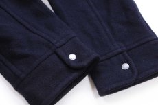 画像7: L.L.Bean×Bellandi 無地 メルトン ウールジャケット 濃紺 XL-R (7)