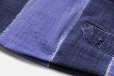 画像7: 90s ポロ ラルフローレン ラガータイプ 太ボーダー プリント コットンシャツ XL (7)