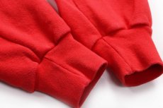 画像8: 90s USA製 RUSSELLラッセル ツートン 切り替え スウェット カーディガン 赤×杢ライトグレー L (8)