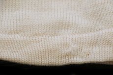 画像6: 50s Stadium THS BAND パッチ付き ウールニット レタードカーディガン ボロ アイボリー (6)