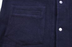 画像6: L.L.Bean×Bellandi 無地 メルトン ウールジャケット 濃紺 XL-R (6)