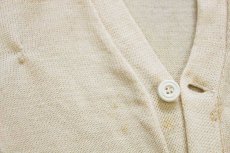 画像5: 50s Stadium THS BAND パッチ付き ウールニット レタードカーディガン ボロ アイボリー (5)